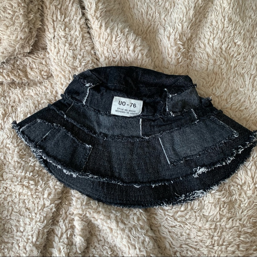 Denim Patchwork Bucket Hat